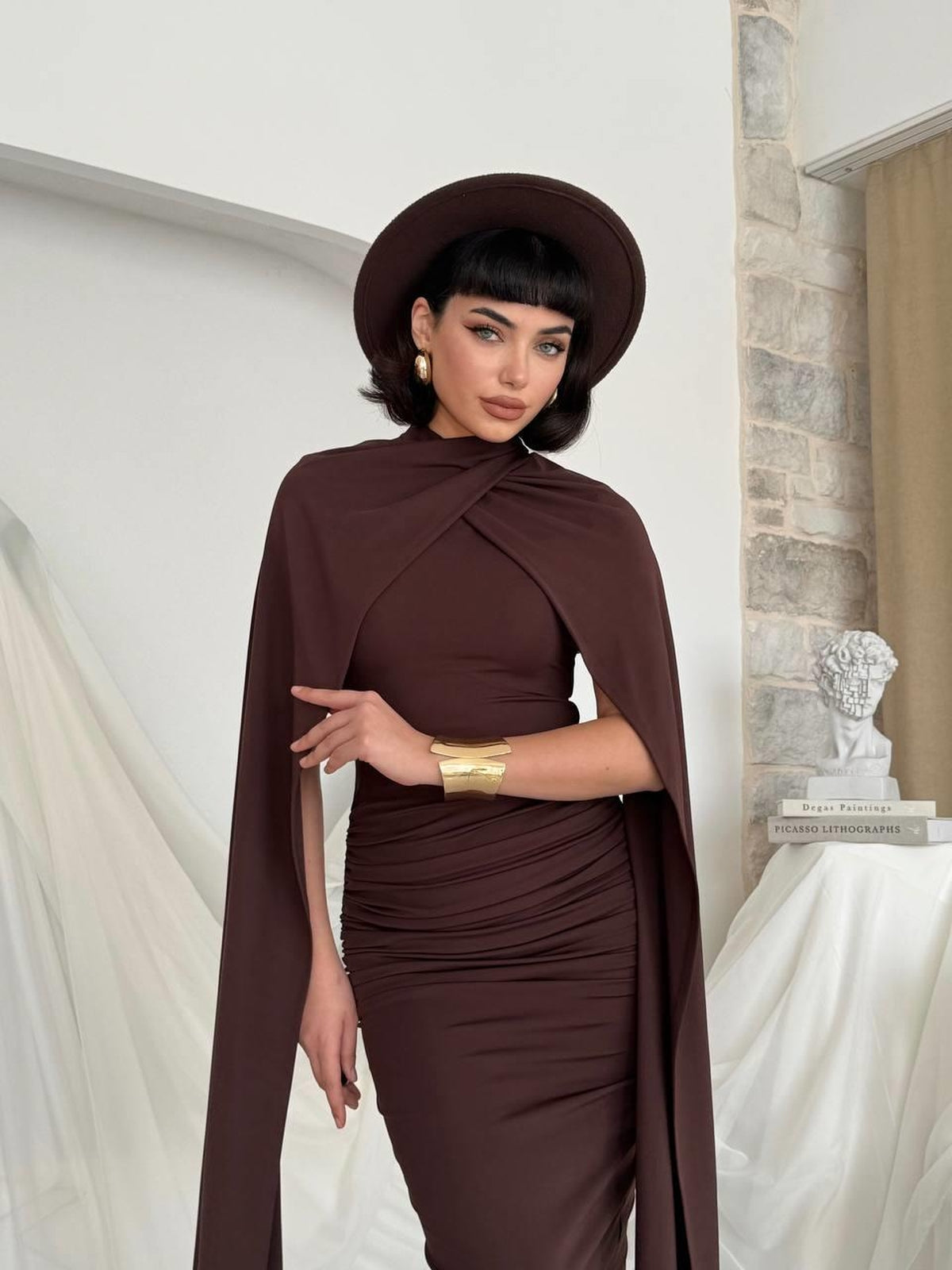 Rochie Zeyna cu Pelerină
