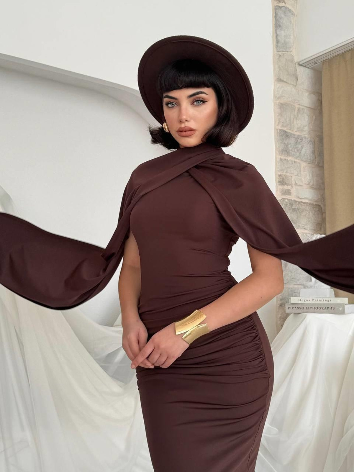 Rochie Zeyna cu Pelerină