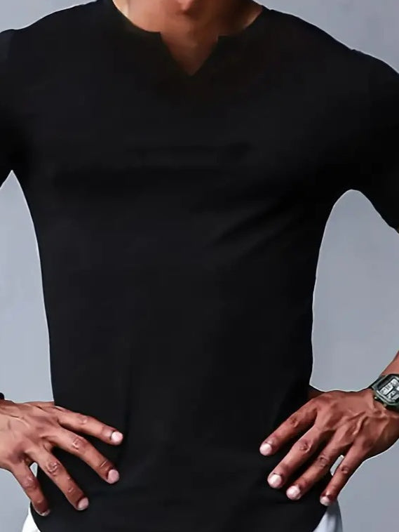 Erkek Kısa Kollu V Yaka Süprem T-shirt , 16990