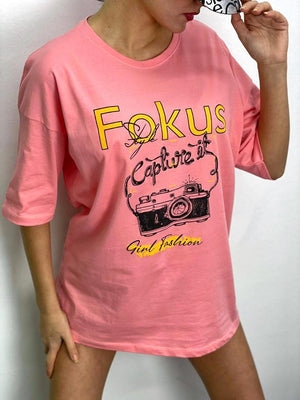 Tricou Focus - Roz