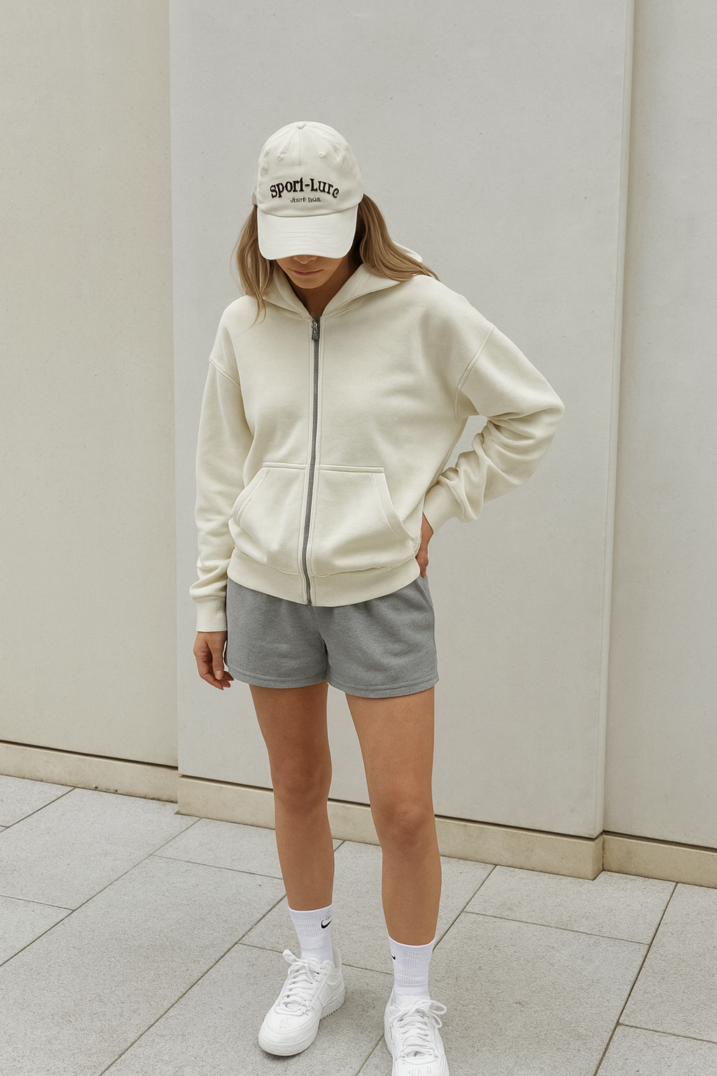 Genç Fermuarlı Kapüşonlu Sweatshirt | RG Brand | 9–15 Yaş | RG3258 - HAKİ