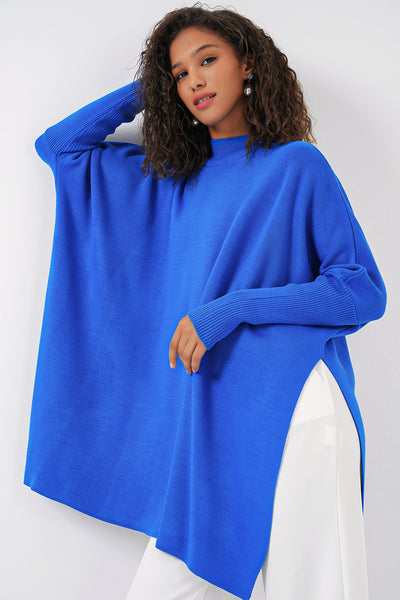 15783 Pulover Poncho cu șliț - A.SAKS