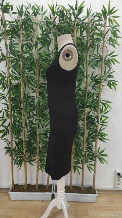 Rochie midi mulată din material scuba pentru femei, 26525