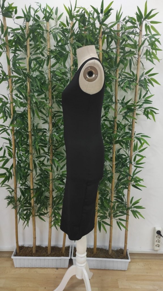 Rochie midi mulată din material scuba pentru femei, 26525