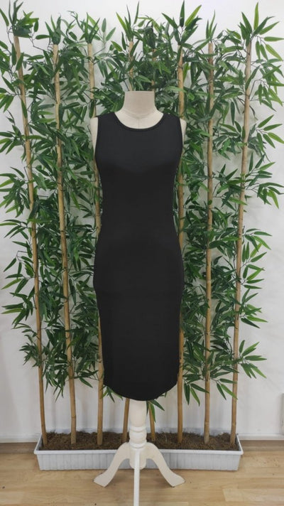 Rochie midi mulată din material scuba pentru femei, 26525