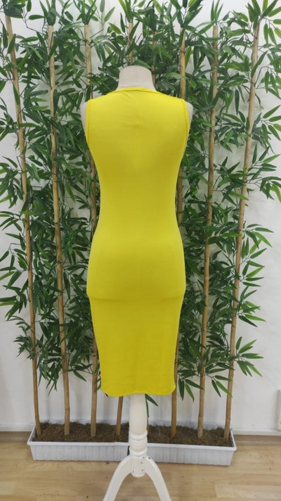 Kadın Bodycon Midi Boy Dalgıç Elbise, 26526