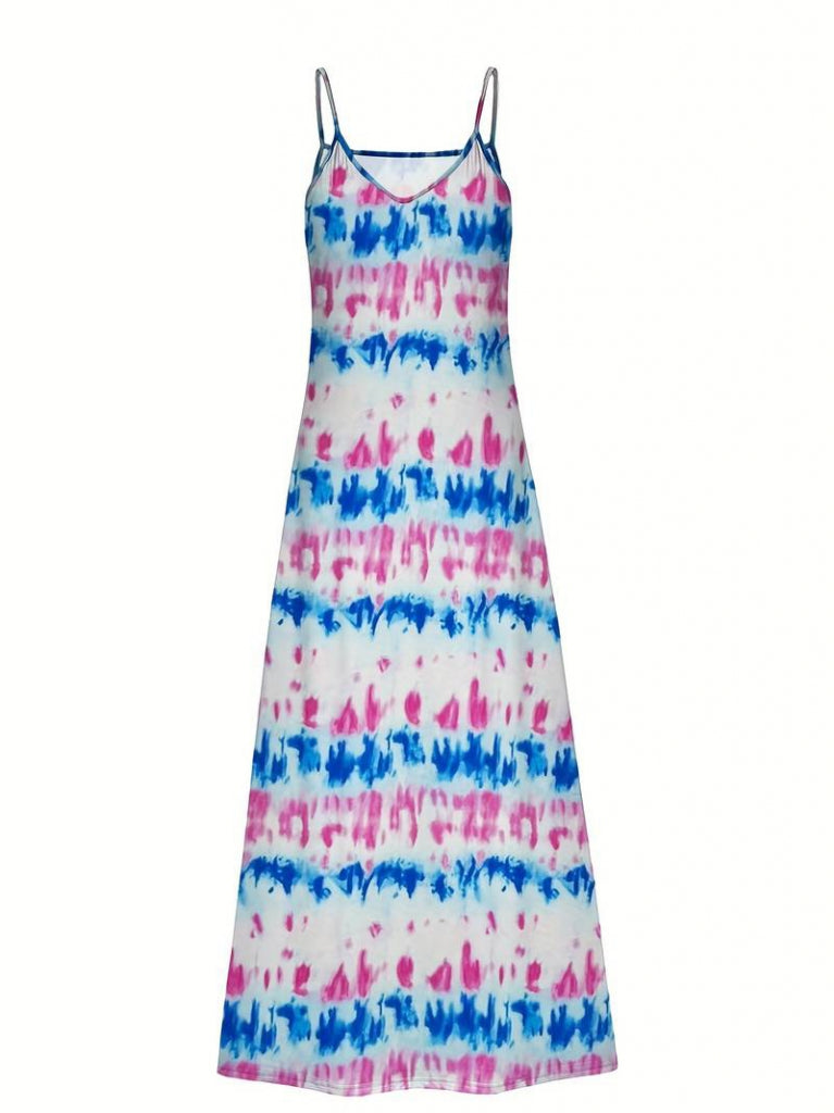 Rochie lungă Supreme cu bretele pentru femei, 18744