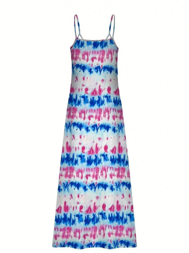 Rochie lungă Supreme cu bretele pentru femei, 18744