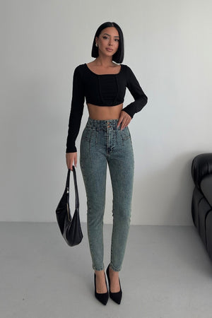 Pensli Skinny Kot Pantolon 7053