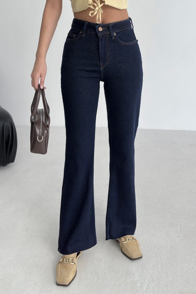 İspanyol Mom Fit Kot Pantolon 1706