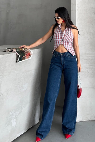 Pantalon Denim Baggy Relax Larg 7031