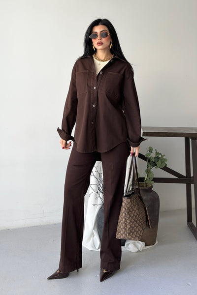 Cămașă Denim Oversized cu Butoane 6080