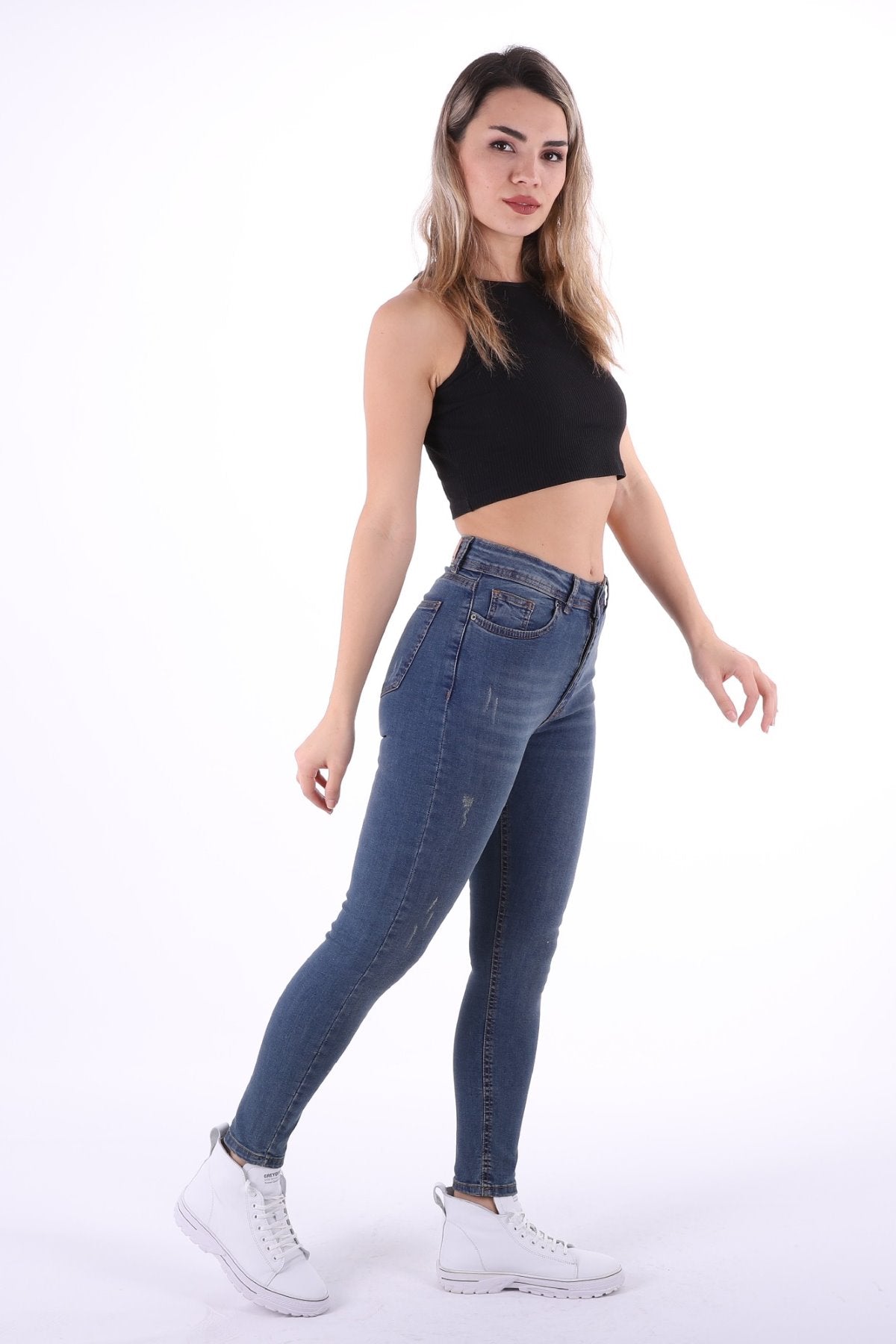 Pantaloni Denim Skinny 819