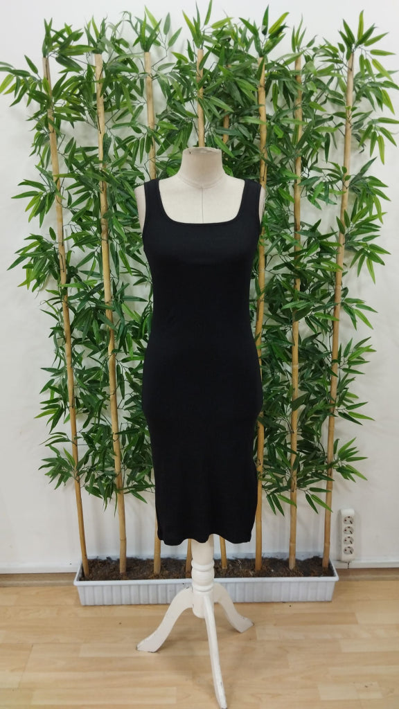 Rochie midi cu corset, cu decolteu pătrat și crăpături laterale, pentru femei, 33287