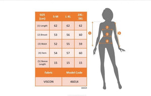 Kadın Kısa Kollu önü Yazı Baskılı Basic Viskon Bluz, 34469