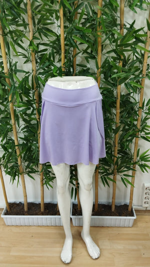 Kadın Yüksek Bel Cepli Sandy Short Etek, 23955