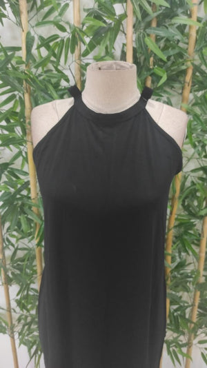 Kadın Daire Yakalı Reglan Kol Viskon Elbise , 24829