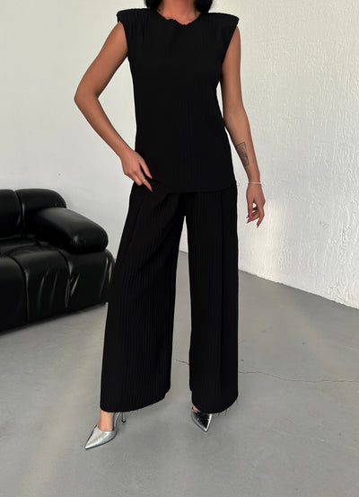 SET PAMELA CU CAPSULE - Negru