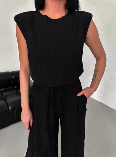 SET PAMELA CU CAPSULE - Negru