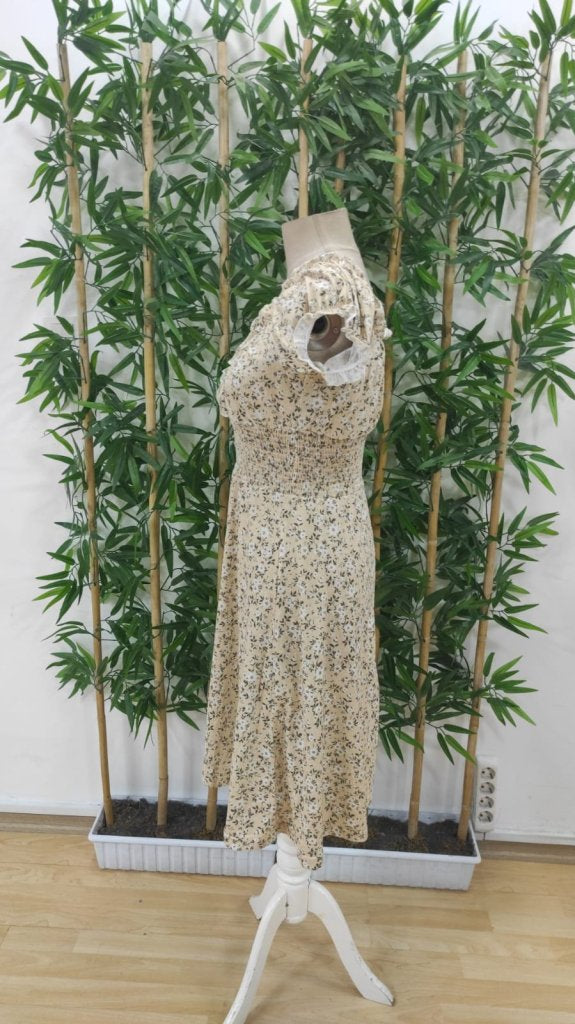 Rochie Supreme pentru femei, cu mânecă scurtă, decolteu înfășurat, talie elastică, model floral, 25204
