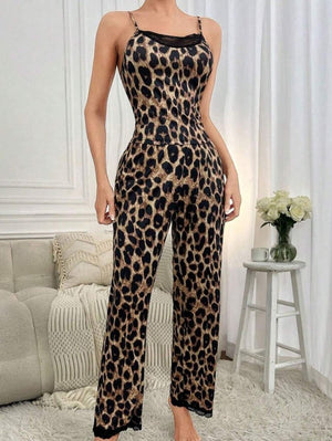 Kadın Ip Askılı Yakası Dantelli Bluz Ve Pijama Sandy Ikili Takım , 34326