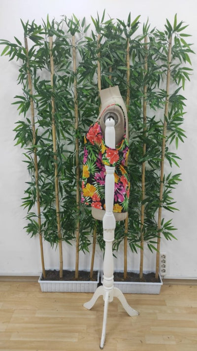 Bluză de damă cu bretele, fără umeri, cu imprimeu floral, 34474