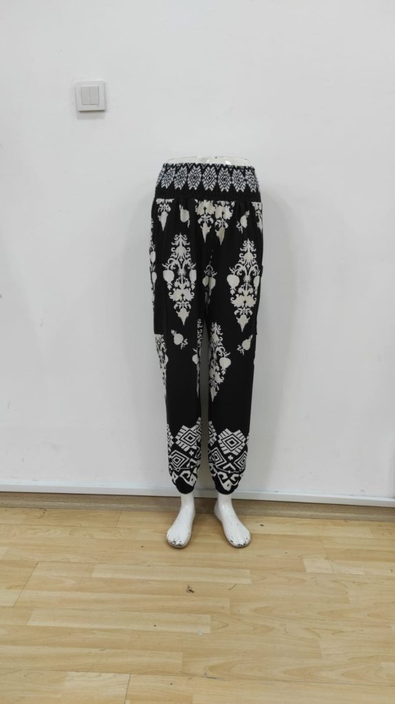 Pantaloni Supreme cu talie înaltă și imprimeu elastic pentru femei, 26665