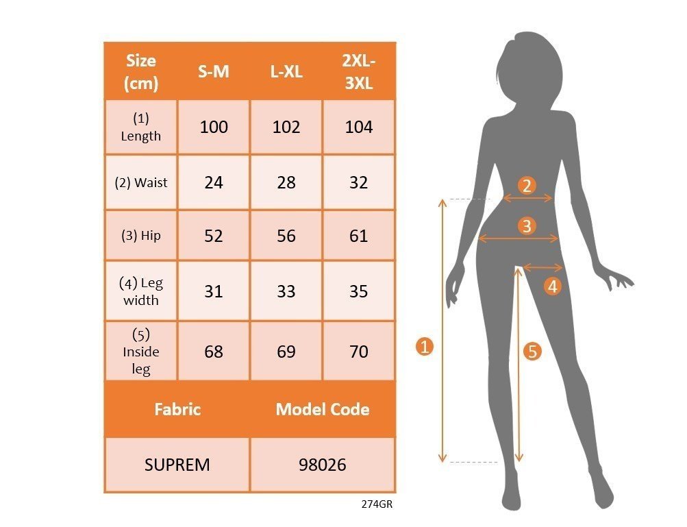 Pantaloni Supreme cu talie înaltă și imprimeu elastic pentru femei, 26665