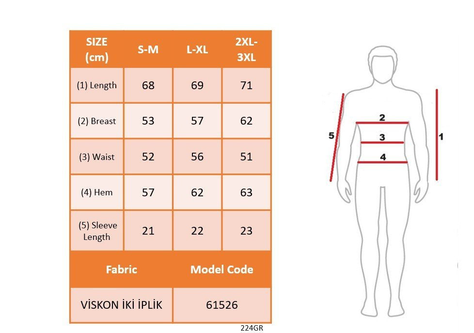 Erkek Kısa Kollu Hakim Yaka önü Düğmeli Viskon Bluz, 26883