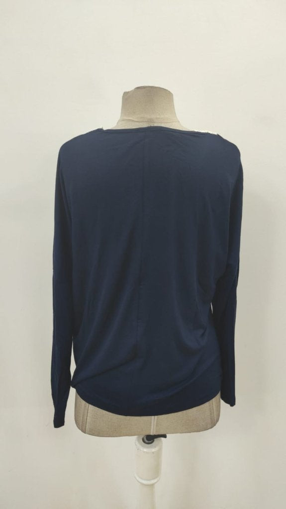 Bluza viscoza cu guler V, mâneci liliac, mâneci lungi, pentru femei, 26846