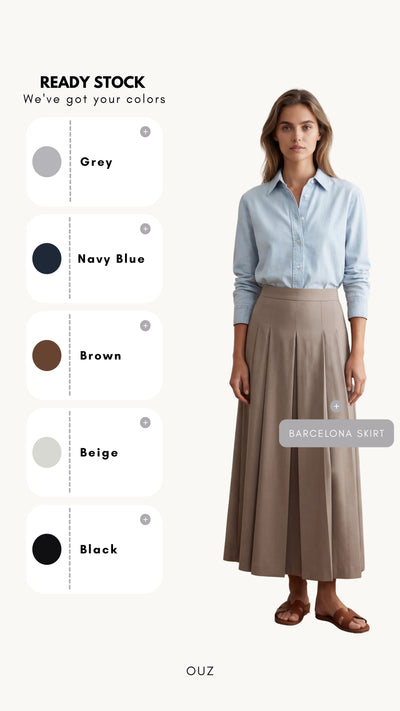 UMMAN SKIRT - Gri