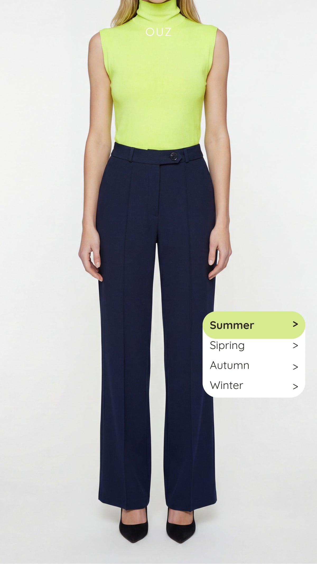 LIZBON WIDE LEG PANTOLON - Gri
