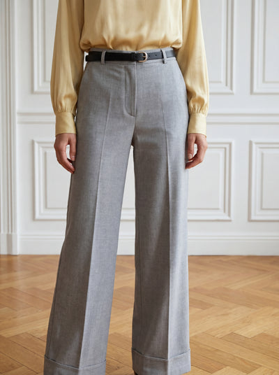 MOSCOW BELT PANTOLON - Gri