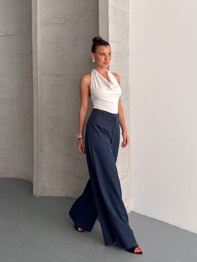 PANTALONI RUMI - Bleumarin