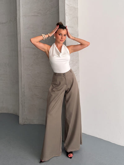 PANTALONI RUMI - Blană de nurcă