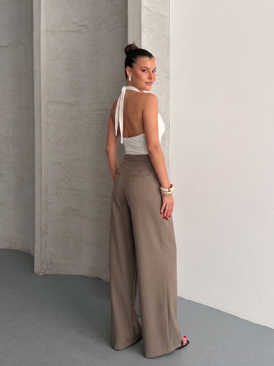 PANTALONI RUMI - Blană de nurcă