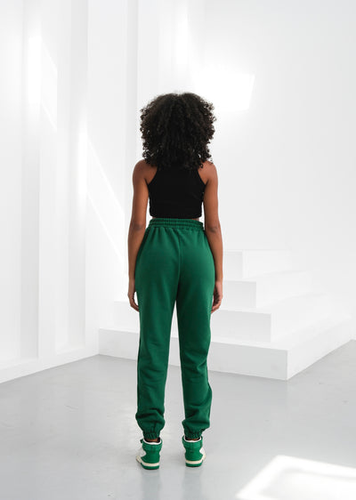 3 İPLİK JOGGER ŞARDONLU PANTOLON - A. ZÜMRÜT