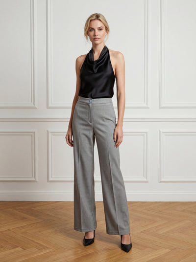 PANTALONI MILANO PALAZZO - Gri