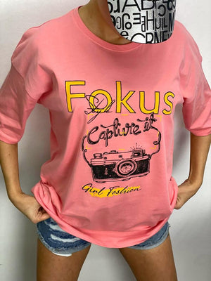 Tricou Focus - Roz