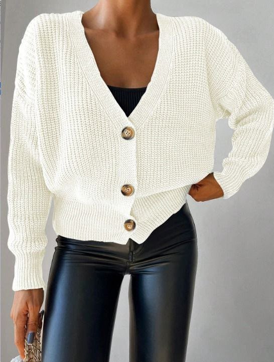 Button Detail Knit Blouse, 30902
