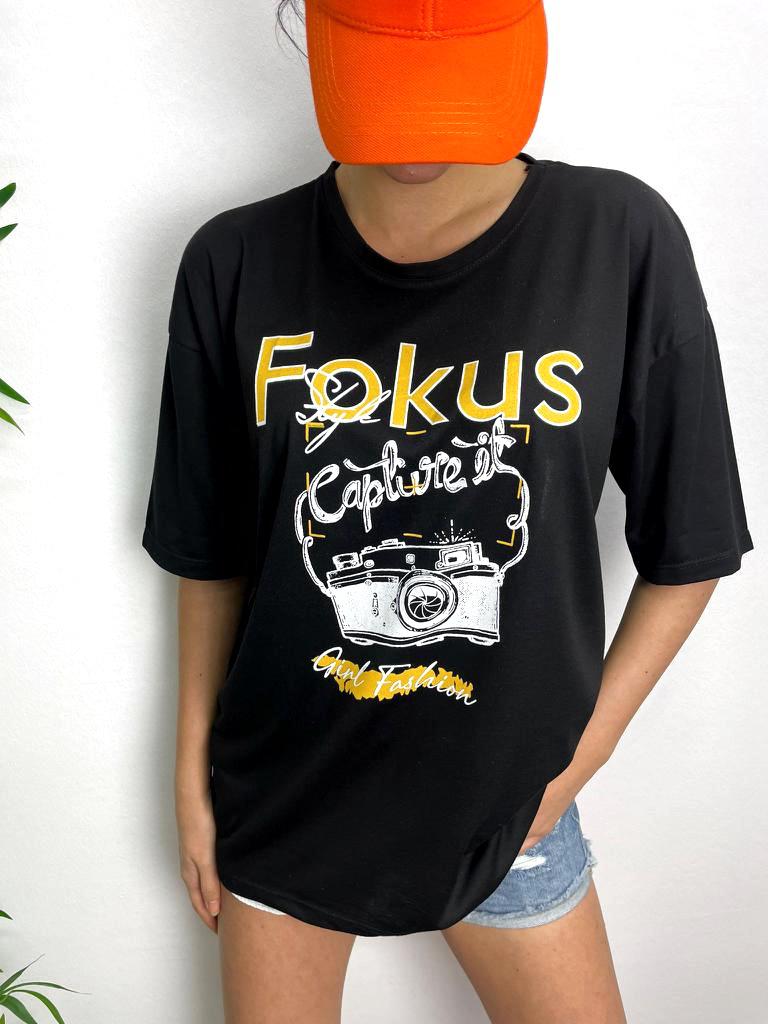 Fokus T-Shirt - Siyah