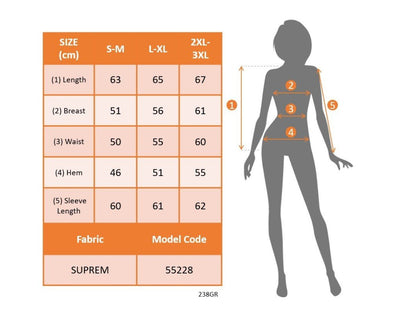 Bluza din bumbac premium pentru femei cu mâneci lungi, gât V, model, 37545
