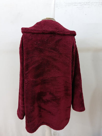 Jachetă din Welsoft cu mâneci lungi, guler, nasturi pe fată, 29581