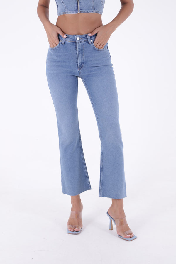 İspanyol Mom Fit Kot Pantolon 1706