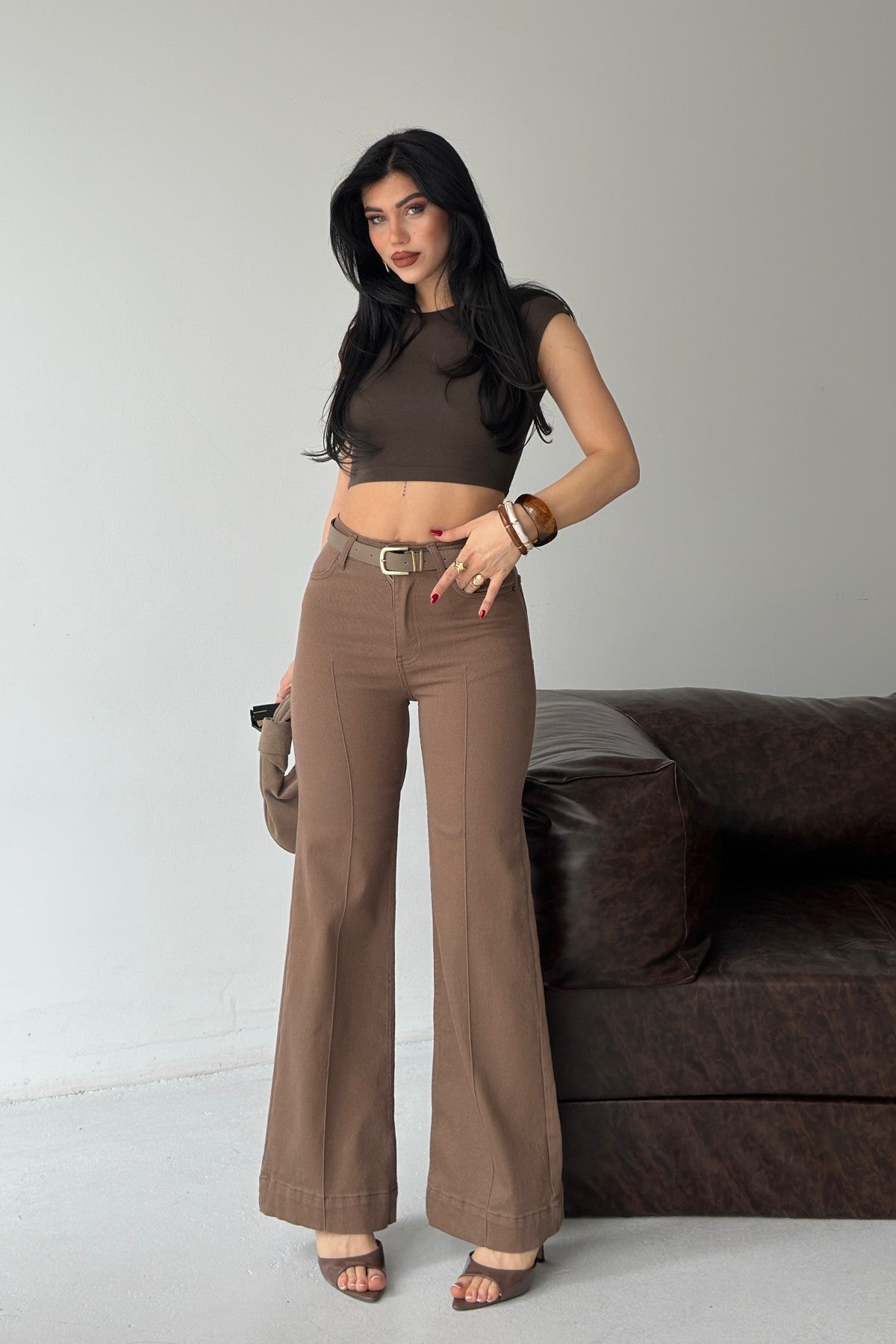 Pantaloni din denim Chimali 7163