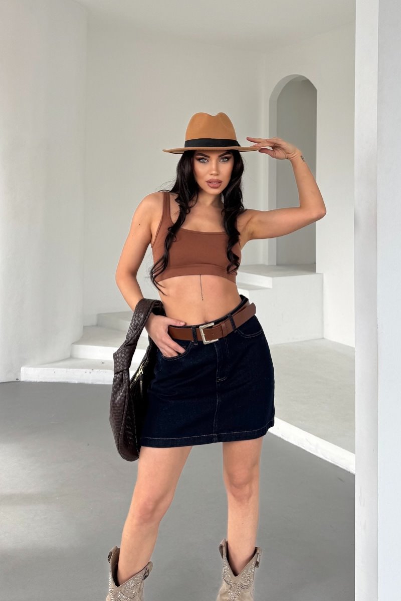 Fustă mini din denim 1046