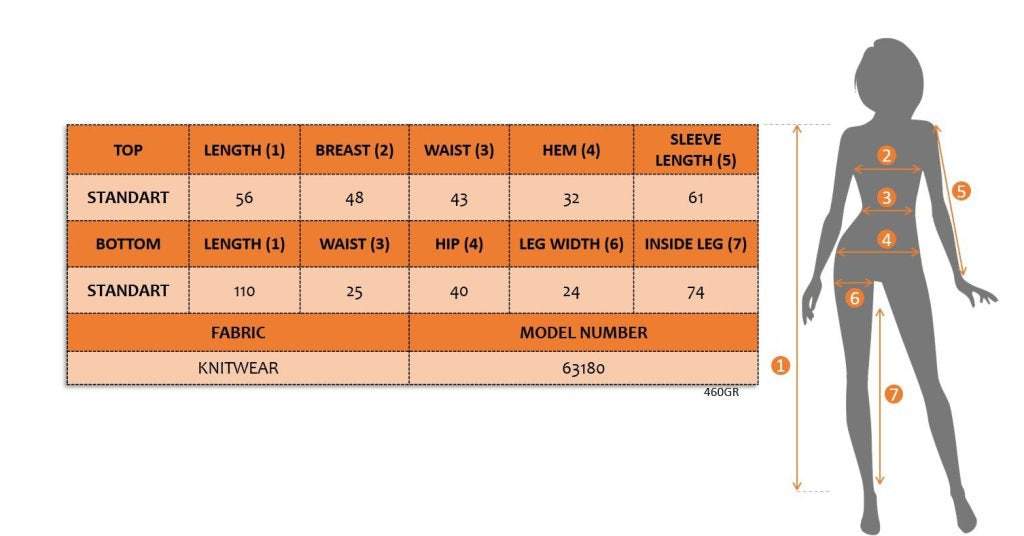 Set de două piese pentru femei, bluză și pantaloni tricotați, cu mânecă lungă, guler rotund și detalii transparente, 31662