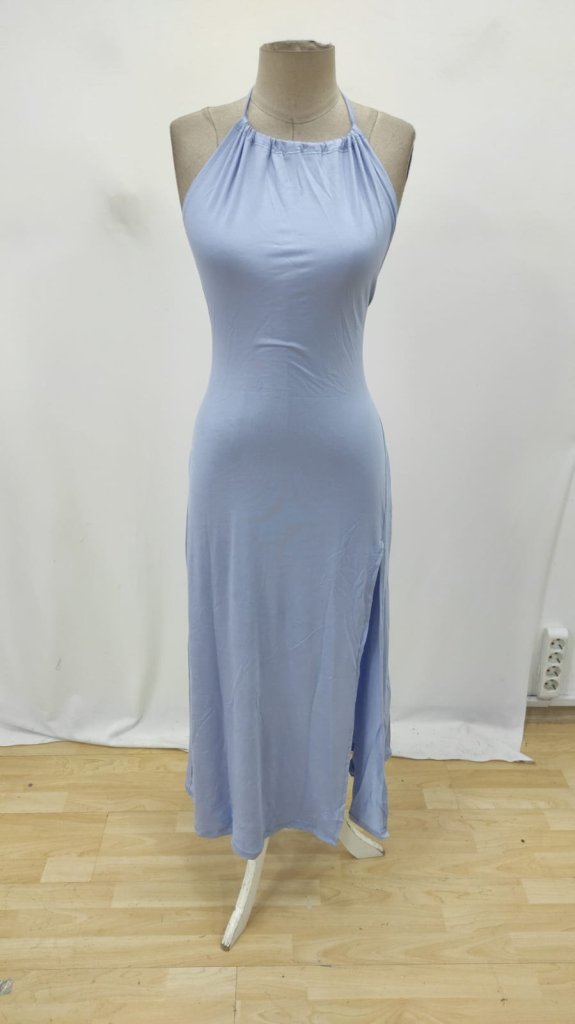 Women's Halter Neck Viscose Dress, 30311