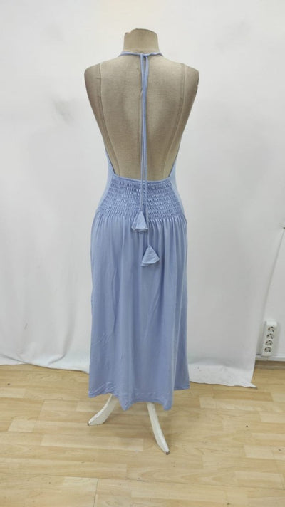 Women's Halter Neck Viscose Dress, 30311