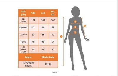 Rochie de damă din crep importat, cu mânecă lungă, decolteu înfășurat, volane, încrețituri laterale, 34737